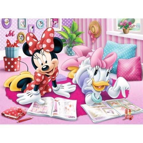 Trefl 30 Parça Çocuk Puzzle Minnie ve En İyi Arkadaşı Daisy