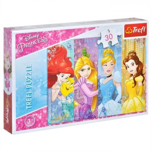 Trefl Puzzle 30 Parça 27x20 CM Fairytale Princesses / Disney Princess 