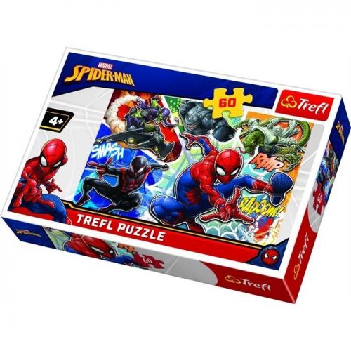 Trefl 60 Parça Puzzle Disney Brave Spiderman