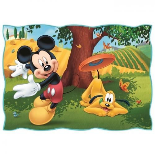 Trefl Mickey ve Arkadaşları Parkta 4in1 Puzzle
