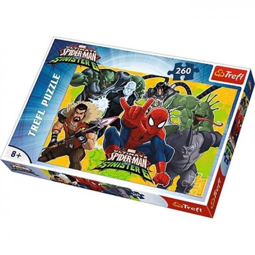 Trefl Puzzle 260 Parça Spiderman In Action