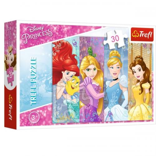 Trefl Puzzle 30 Parça 27x20 CM Fairytale Princesses / Disney Princess 