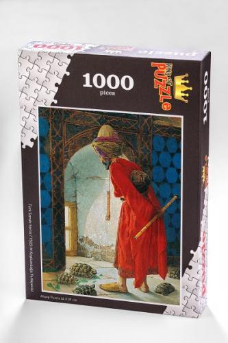 Türk Sanatı Serisi - Kaplumbağa Terbiyecisi (1000 Parça Puzzle) TS03-M