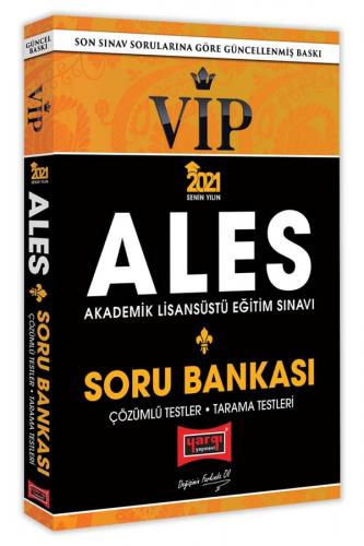 Yargı Yayınları 2021 ALES VIP Tamamı Çözümlü Soru Bankası