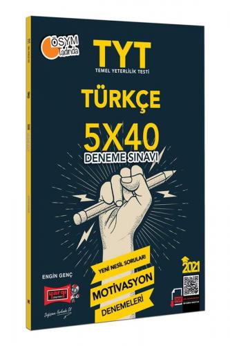 Yargı Yayınları 2021 TYT Türkçe 5×40 Motivasyon Deneme Sınav