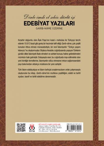 Edebiyat Yazıları: Garib-nâme Üzerine Reyhan Çorak