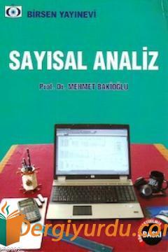 Sayısal Analiz Mehmet Bakioğlu