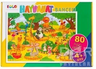 Hayvanat Bahçesi - 80 Parça Puzzle (4 Yaş)