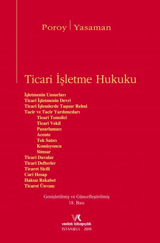 Ticari İşletme Hukuku Reha POROY
