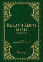 Kur'an-ı Kerim Meali (Türkçe Çeviri)