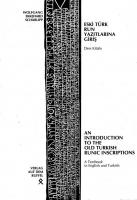 Eski Türk Run Yazıtlarına Giriş
