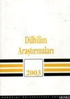 Dilbilim Araştırmaları 2003