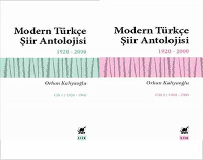 Modern Türkçe Şiir Antolojisi - 2 Kitap Takım Orhan Kahyaoğlu