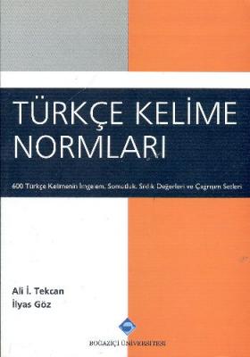 Türkçe Kelime Normları İlyas Göz