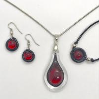 Murano Cam Set 1 Kırmızı Murano Cam Set 1 Kırmızı