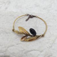 Oniks Taşlı Zeytin Bileklik