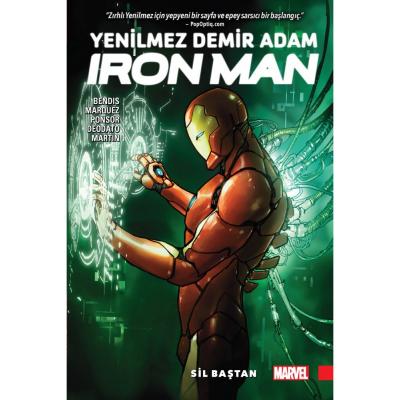 Yenilmez Demir Adam Iron Man Cilt 1 Sil Baştan Varyant Kapak Brian Mic