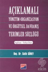 Açıklamalı Yönetim-Organizasyon ve Örgütsel Davran