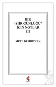 Bir "Şiir Günlüğü" İçin Notlar 3