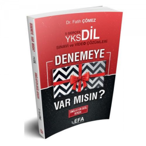 Efa 5 Gerçek YKSDİL Sınavı ve Video Çözümleri