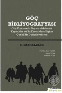 Göç Bibliyografyası 2. Makaleler