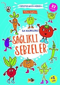 İlk Kelimelerle Sağlıklı Sebzeler - Yapıştır-Boya-