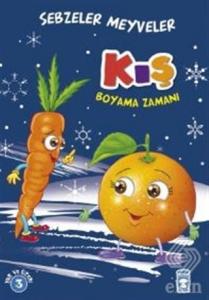 Kış Boyama Zamanı - Sebzeler Meyveler