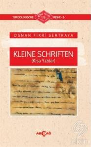Kleine Schriften (Kısa Yazılar)