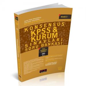 Konsensus Kpss & Kurum Sınavları İdari Yargılama Hukuku Soru Bankası Modül 3