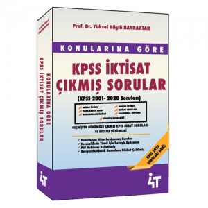 KPSS İktisat Çıkmış Sorular