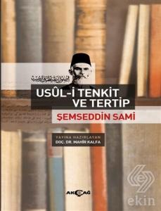 Şemseddin Sami - Usül-i Tenkit ve Tertip