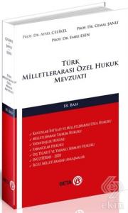 Türk Milletlerarası Özel Hukuk Mevzuatı