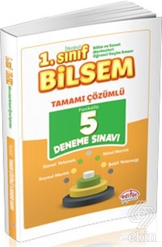 1. Sınıf Bilsem Tamamı Çözümlü 5 Deneme Sınavı