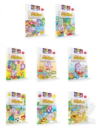 1. Sınıf Hikayelerle Pudino Eğitim Seti (8 Kitap T