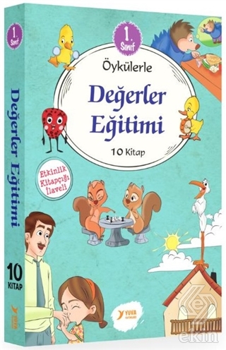 1. Sınıf Öykülerle Değerler Eğitimi Seti (10 Kitap