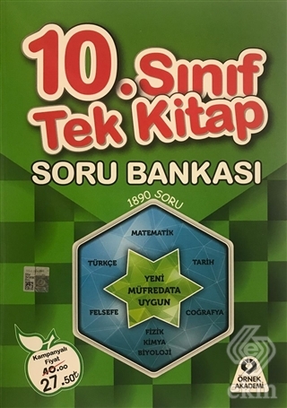 10. Sınıf Tek Kitap Soru Bankası