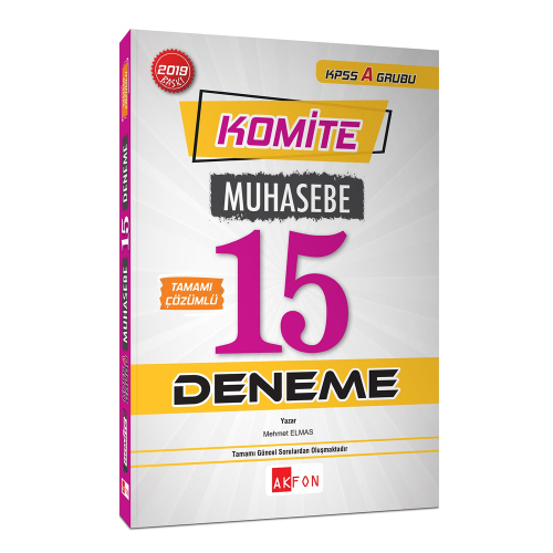 2019 Komite Muhasebe 15 Deneme