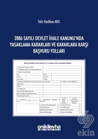 2886 Sayılı Devlet İhale Kanunu\'nda Yasaklama Kara