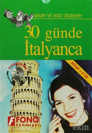 30 Günde İtalyanca (kitap + 3 CD)