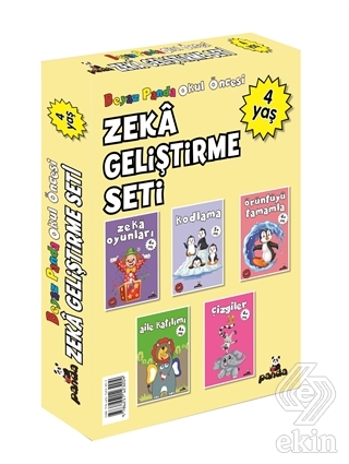 4 Yaş Zeka Geliştirme Seti (5 Kitap Takım)