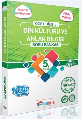 5. Sınıf Din Kültürü ve Ahlak Bilgisi Soru Bankası