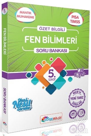 5.Sınıf Fen Bilimleri Özet Bilgili Soru Bankası
