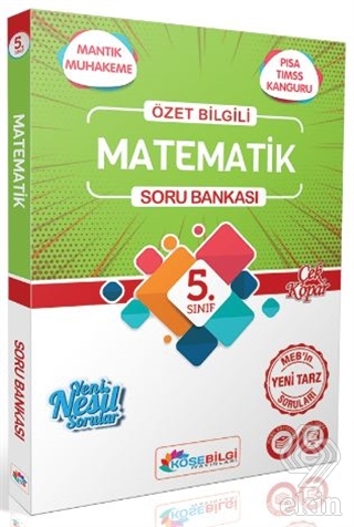 5.Sınıf Matematik Özet Bilgili Soru Bankası
