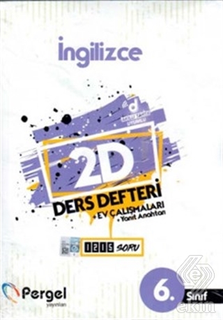 6. Sınıf İngilizce 2D Ders Defteri