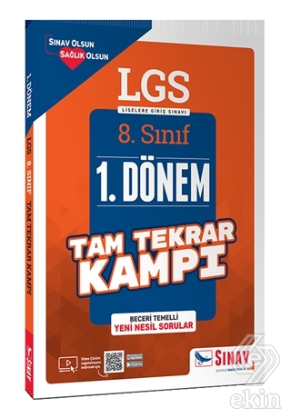 8. Sınıf LGS 1. Dönem Çözümlü Tam Tekrar Kampı