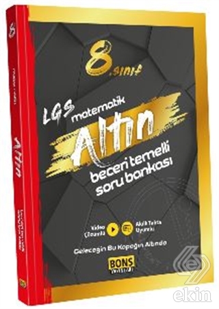 8. Sınıf ALTIN Matematik Soru Bankası