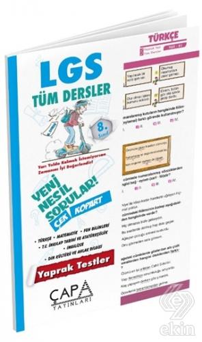 8.Sınıf Tüm Dersler Yaprak Test