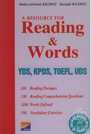 A Resource For Reading and Words YDS, KPDS, TOEFL