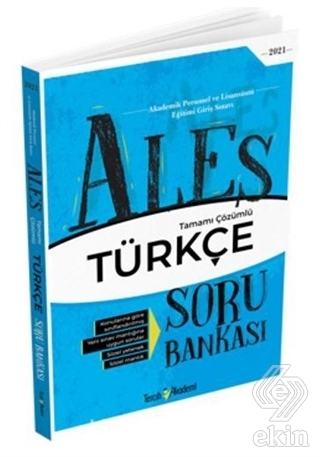 ALES Türkçe Tamamı Çözümlü Soru Bankası