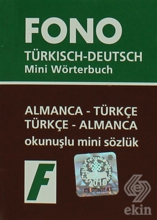 Almanca / Türkçe - Türkçe / Almanca Mini Sözlük